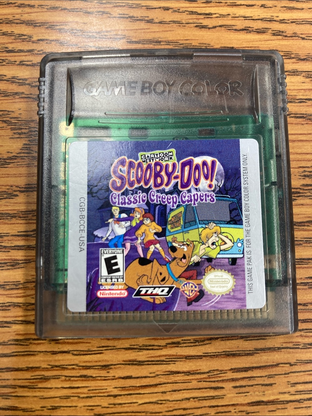 Gameboy Color Scooby Doo game